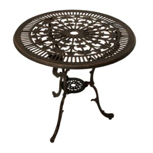 Gartentisch Jugendstil bronze-antik