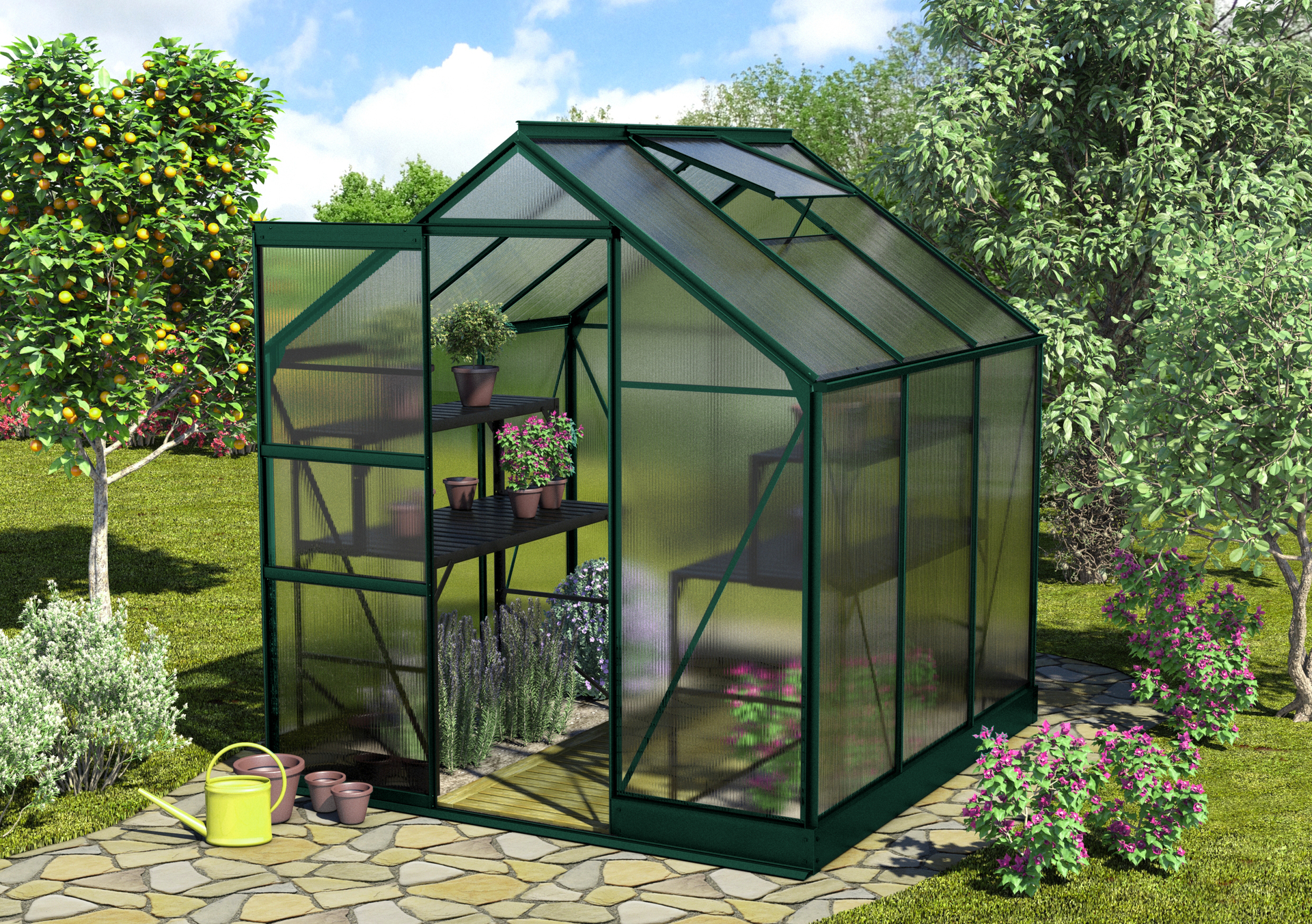 Gewächshaus Apollo 3800 1 Gewächshaus Apollo 3800