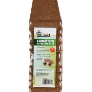 Anzuchttöpfe quadratisch, 12er Set