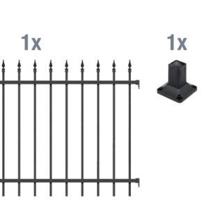 Anbauset Zierzaun Chaussee 2m