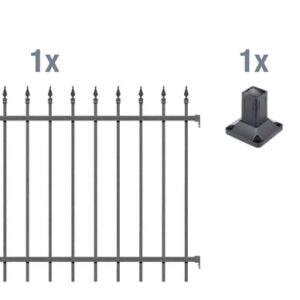 Anbauset Zierzaun Chaussee 2m