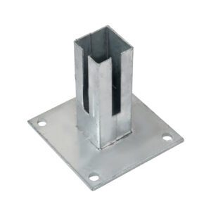 Bodenplatte 150x150mm für Eckpfosten 60x60 mm