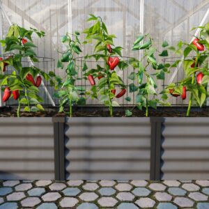 Hochbeete Meta in & out Granit/schwarz 401 S