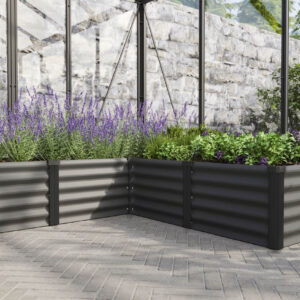 Hochbeete Meta in & out Granit/schwarz 401 M