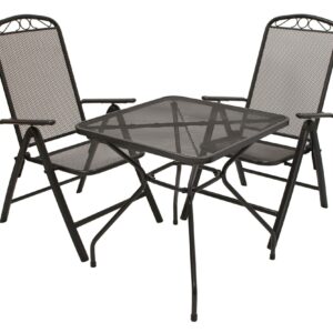 Garnitur 3-teilig, Streckmetall