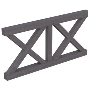 Brüstung Andreaskreuz