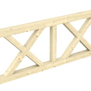 Brüstung Andreaskreuz