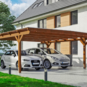 Carport Odenwald gerade Kopfbänder