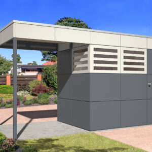 Seitliche Überdachung für CrossCube