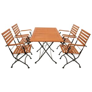 Klappgarnitur 5-teilig