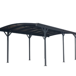 Carport Rundbogen anthrazit
