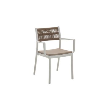 Stapelstuhl Kunstoff mit Rope