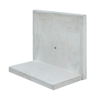 L-Stein Sichtbeton grau