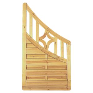 Antikzaun-Serie Doppelbogen-Abschluß