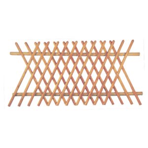 Jägerzaun  Latten 55 mm, kdi braun ohne Querriegel