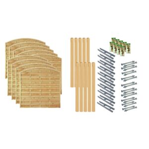 Sichtschutz Zaun-Set MADISON