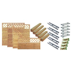 Sichtschutz Zaun-Set MEMPHIS