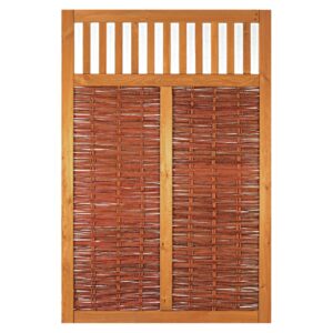 VESUV Weidengeflechtzaun  braun