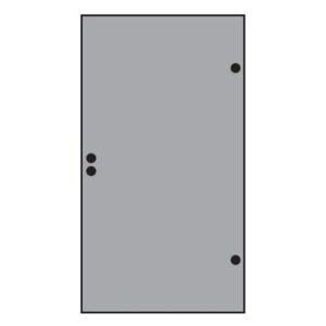 VETRO TÜR-Glasscheibe  987x1800 mm, Vollflächen