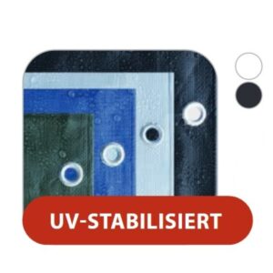 A-TEX PE-Bauzaunplane (ca. 140 g/m²) schwarz