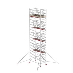 Altrex Fahrgerüst RS TOWER 42 mit Safe-Quick® Geländer + Streben - 1.35 x 2.45 m Arbeitshöhe bis 10,2m