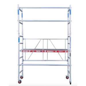 Das richtige Gewächshaus - problemlos und komfortabel 3 Alumexx RED-Line - Fahrgerüst/Faltgerüst Arbeitshöhe bis 3,8 m