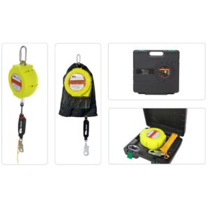 Das richtige Gewächshaus - problemlos und komfortabel 5 ASC Group Höhensicherungsgerät - Auffanggerät Set mit Seillänge 6 m