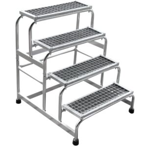 ASC Group Montagetreppe mit Gitterrost 4 Stufen