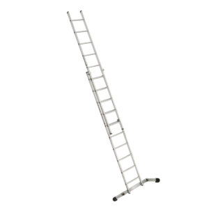 Euroline Alu-Schiebeleiter 2-teilig mit Vario-Traverse Nr. 30266 2x14