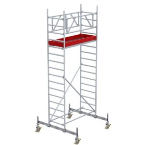 Euroline Gerüsttyp 9511 mit Fahrbalken verschiebbar (Typ 0,75 x 1,80 m) mit Arbeitshöhe bis 5,30 m