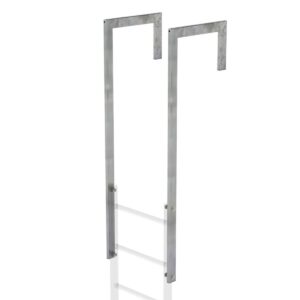 Günzburger Steigtechnik Ausstiegsholm abgewinkelt Stahl verzinkt