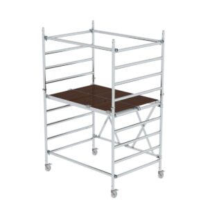 Das richtige Gewächshaus - problemlos und komfortabel 9 Günzburger Steigtechnik Klappgerüst 1,35x1,80m mit Ausbaueinheit Plattformhöhe 1,55 m