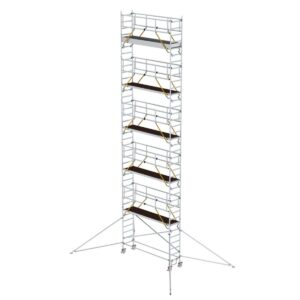Das richtige Gewächshaus - problemlos und komfortabel 7 Günzburger Steigtechnik Rollgerüst SG 0,75 x 3,0 m mit Ausleger Plattformhöhe 10,35 m
