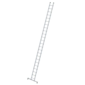 Günzburger Steigtechnik Sprossen-Anlegeleiter mit nivello®-Traverse 24-Sprossen