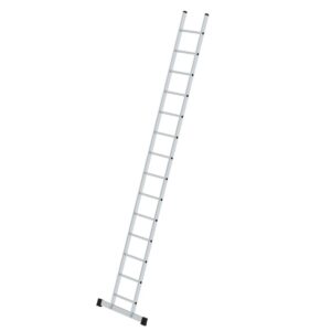 Günzburger Steigtechnik Sprossen-Anlegeleiter mit Standard-Traverse 14-Sprossen