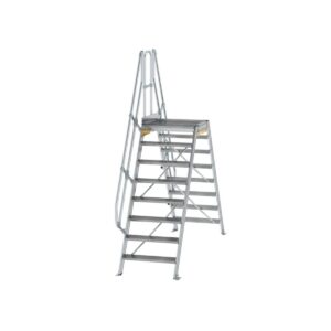 Günzburger Steigtechnik Überstieg 60° Stufenbreite 800 mm 8 Stufen
