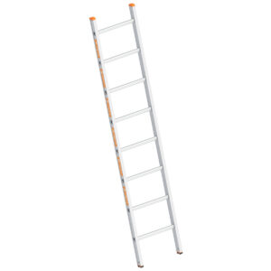 Layher Sprossenanlegeleiter TOPIC 8 Sprossen; Aluminiumleiter mit 8 Sprossen, Länge 2.30 m