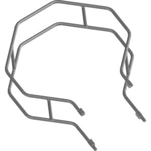 ZARGES Tankwagenleiter Geländer eckig 1300x2250 mm