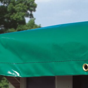 Pool-Winterabdeckplane, grün