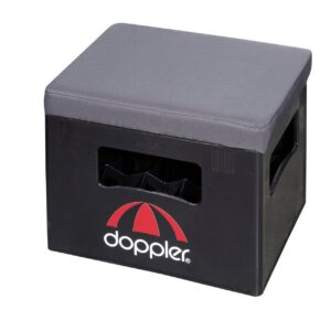 Getränkekasten-Sitzauflagen 40x30cm, anthrazit