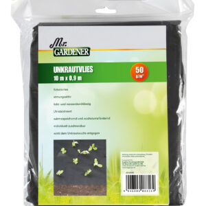 Unkrautvlies Schwarz 0,9X10m