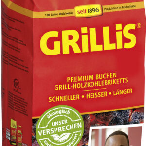 Grillholzkohlebrikett Grillis 5kg