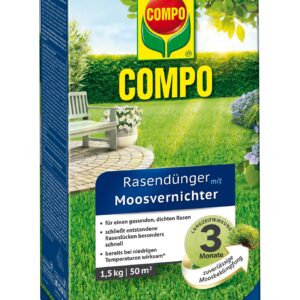 Rasendünger mit Moosvernichter 1,5 kg für 50 m²