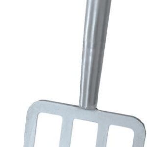 Spatengabel silber 4 Zinken, T-Stiel Import