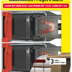 Mausefallen Click, 3 Stück