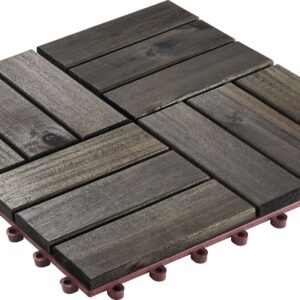 Akazienfliese 30x30cm, geölt, 6-er Pack