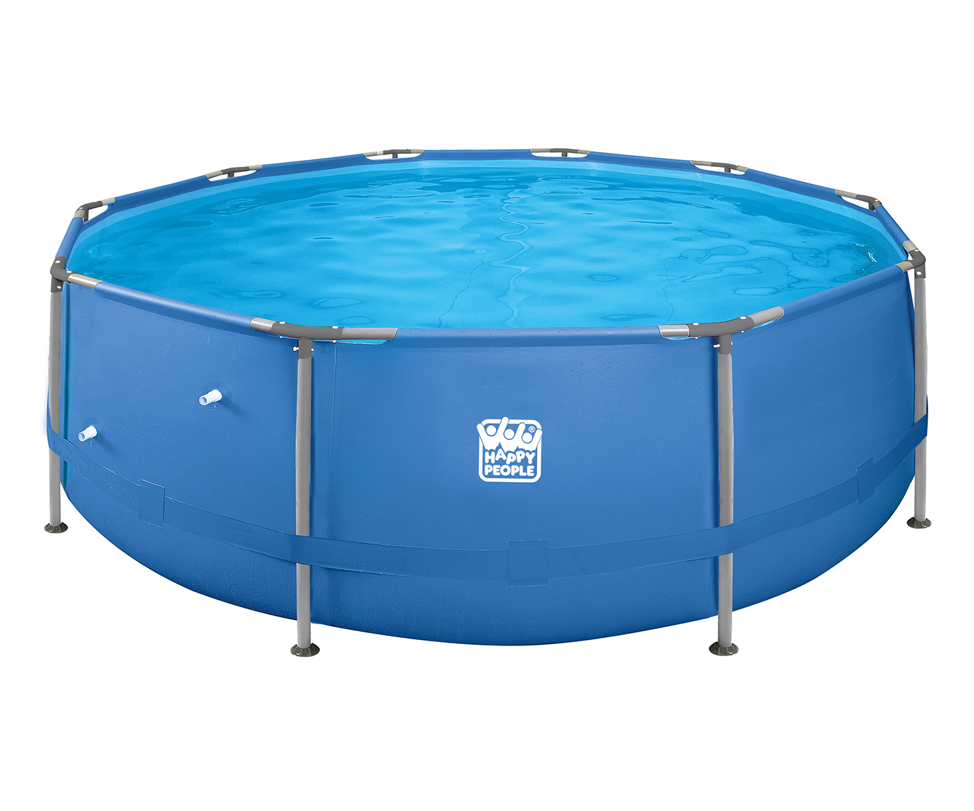 Stahlrahmenpool-Set mit Filterpumpe, blau