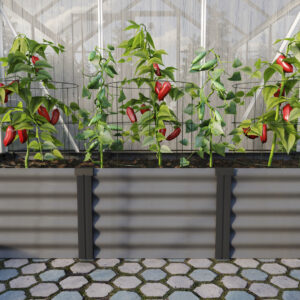 Hochbeete Meta in & out Granit/schwarz 401 S