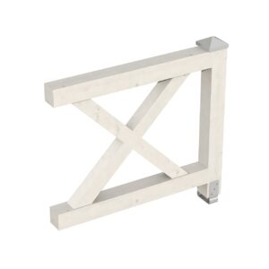 Brüstung Andreaskreuz