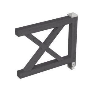 Brüstung Andreaskreuz